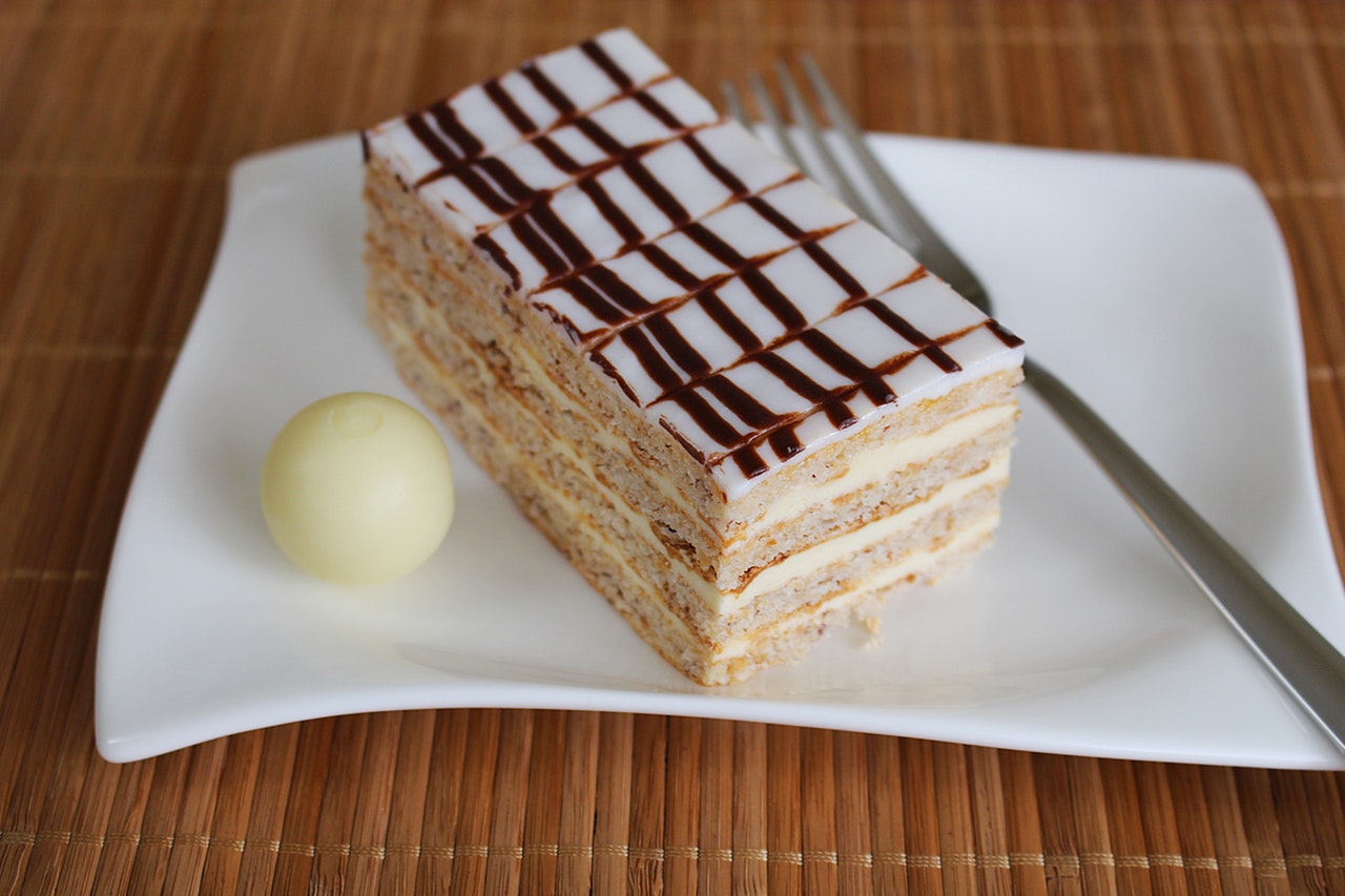 eszterhazyschnitte auf Teller